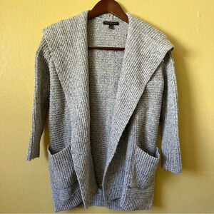 Banana Republic Women’s Gray Open Front Sweater With Hood. Size: XS